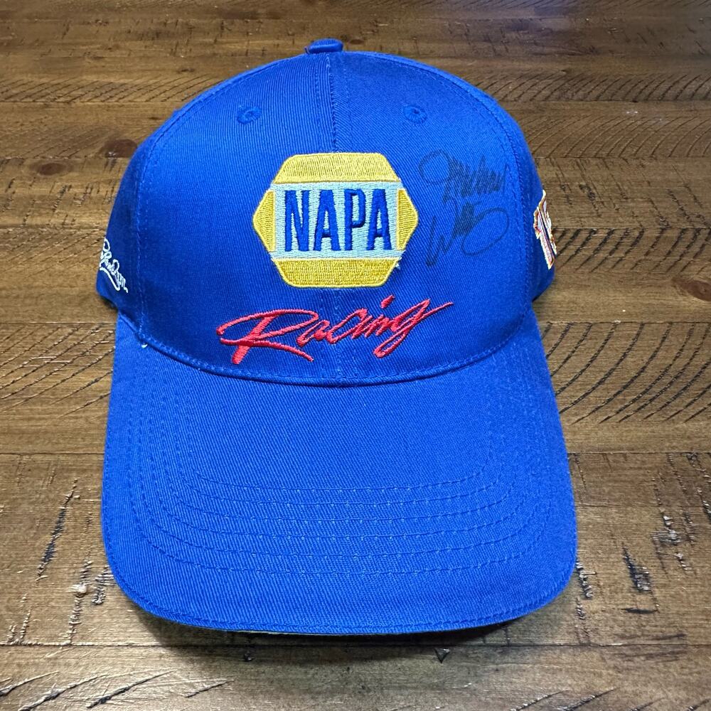 Official Napa Racing Autographed #15 Michael Waltrip Adjustable Baseball Cap Hat